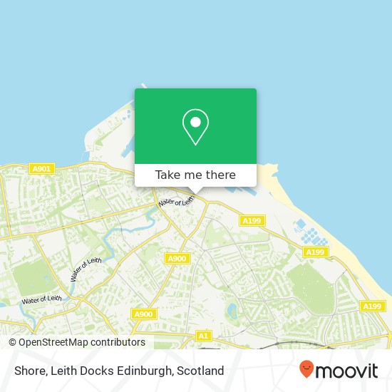 Shore, Leith Docks Edinburgh map