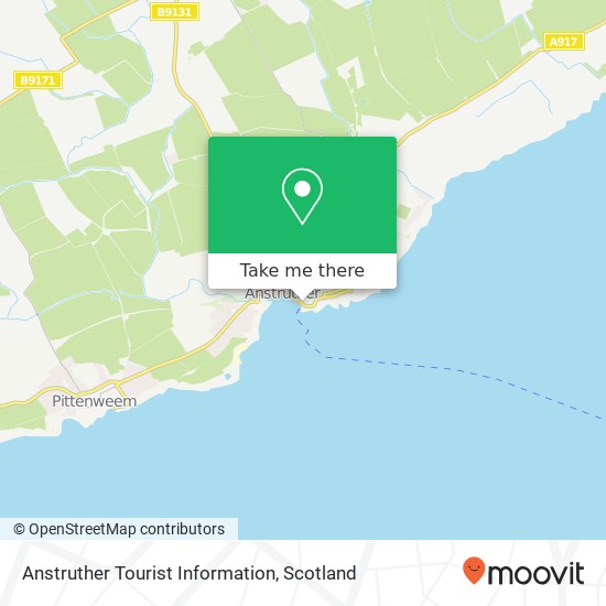 Anstruther Tourist Information map