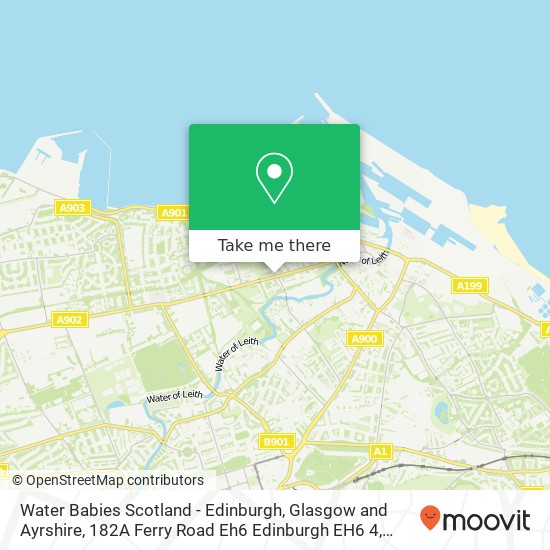 Water Babies Scotland - Edinburgh, Glasgow and Ayrshire, 182A Ferry Road Eh6 Edinburgh EH6 4 map