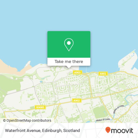Waterfront Avenue, Edinburgh map