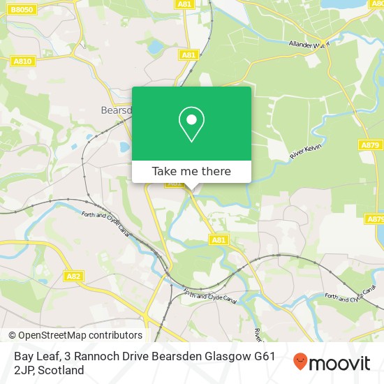 Bay Leaf, 3 Rannoch Drive Bearsden Glasgow G61 2JP map
