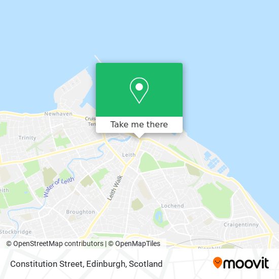 Constitution Street, Edinburgh map