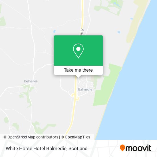 White Horse Hotel Balmedie map