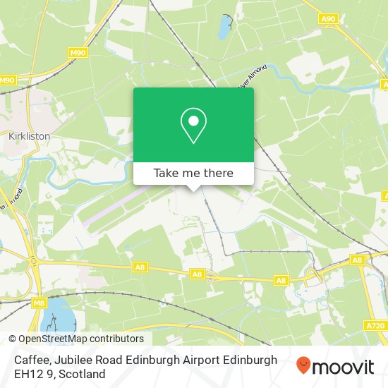 Caffee, Jubilee Road Edinburgh Airport Edinburgh EH12 9 map