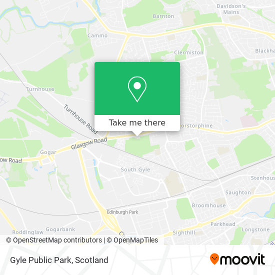 Gyle Public Park map