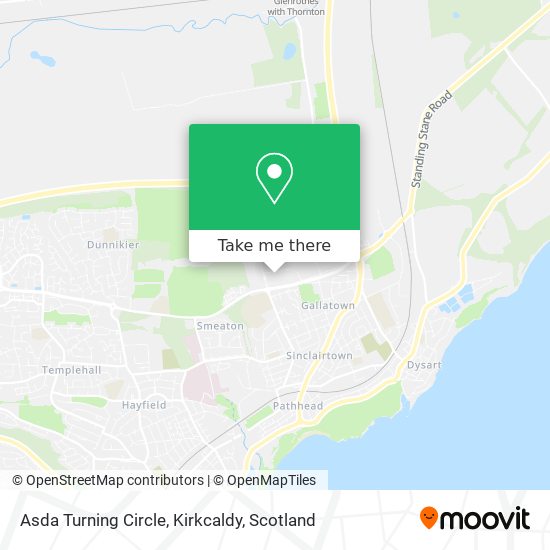 Asda Turning Circle, Kirkcaldy map