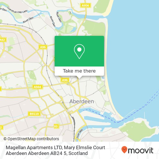Magellan Apartments LTD, Mary Elmslie Court Aberdeen Aberdeen AB24 5 map