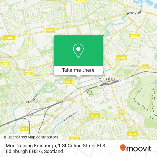 Mor Training Edinburgh, 1 St Colme Street Eh3 Edinburgh EH3 6 map