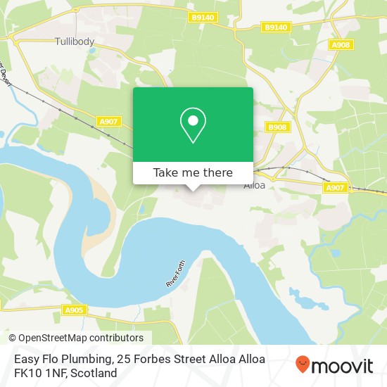 Easy Flo Plumbing, 25 Forbes Street Alloa Alloa FK10 1NF map
