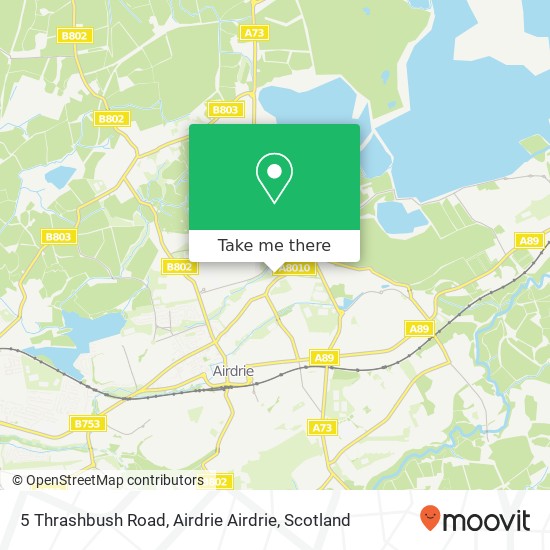 5 Thrashbush Road, Airdrie Airdrie map