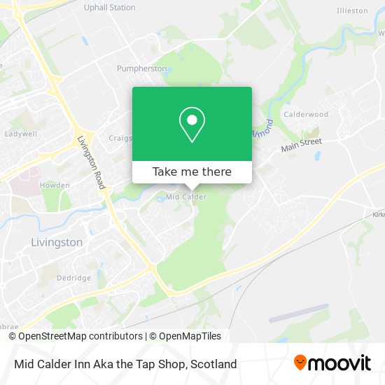 Mid Calder Inn Aka the Tap Shop map