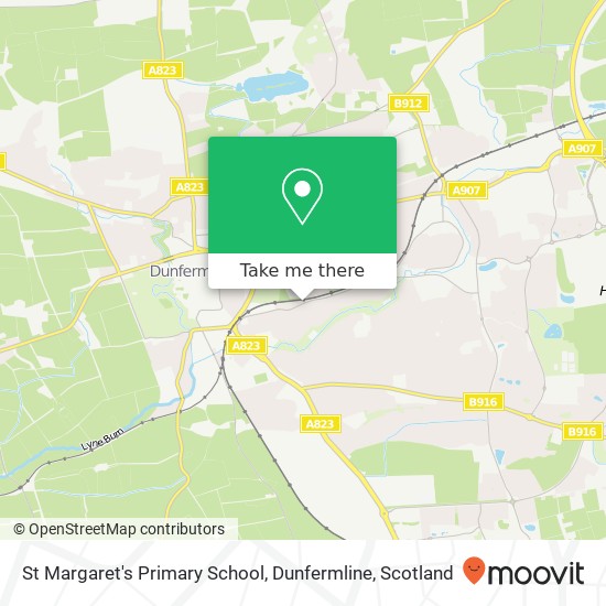 St Margaret's Primary School, Dunfermline map