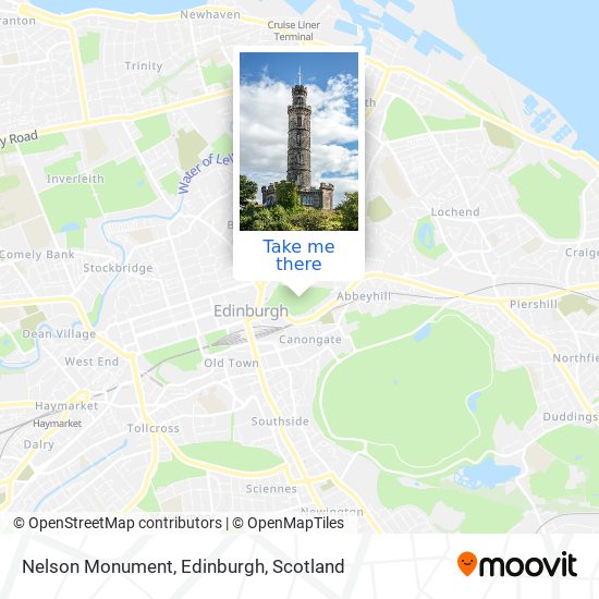 Nelson Monument, Edinburgh map