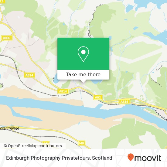 Edinburgh Photography Privatetours map