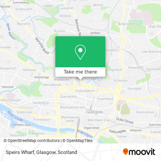 Speirs Wharf, Glasgow map