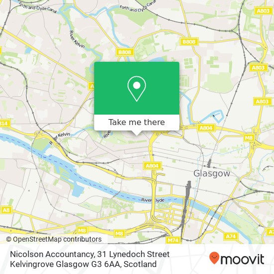 Nicolson Accountancy, 31 Lynedoch Street Kelvingrove Glasgow G3 6AA map