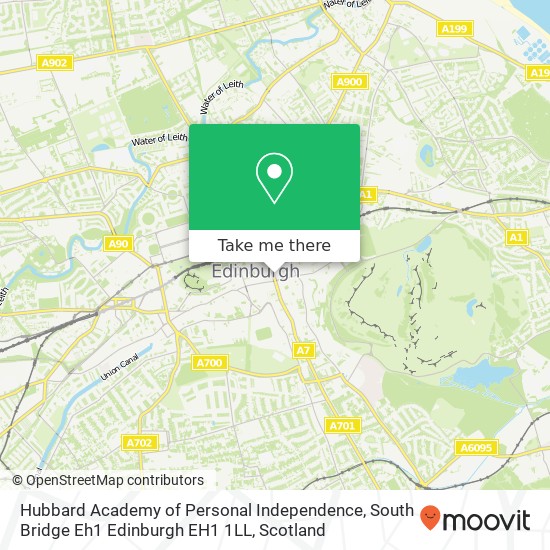 Hubbard Academy of Personal Independence, South Bridge Eh1 Edinburgh EH1 1LL map