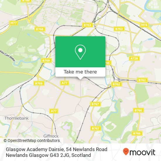 Glasgow Academy Dairsie, 54 Newlands Road Newlands Glasgow G43 2JG map