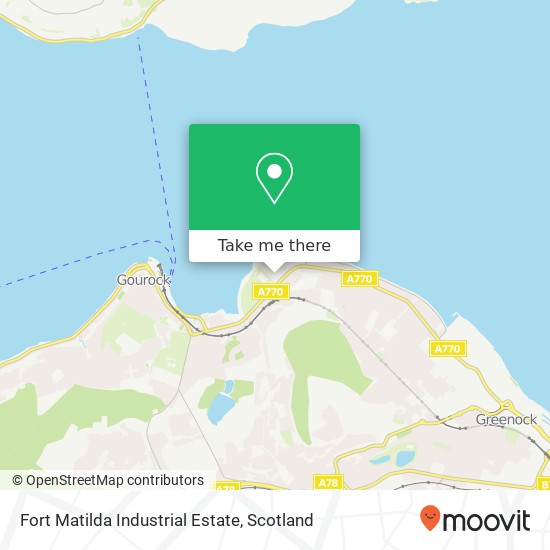 Fort Matilda Industrial Estate map