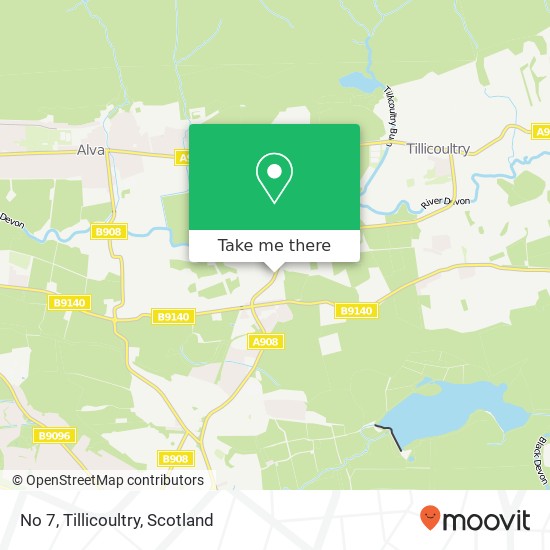 No 7, Tillicoultry map