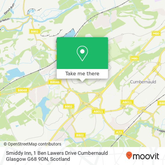 Smiddy Inn, 1 Ben Lawers Drive Cumbernauld Glasgow G68 9DN map