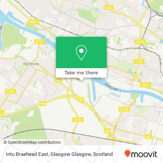 Intu Braehead East, Glasgow Glasgow map