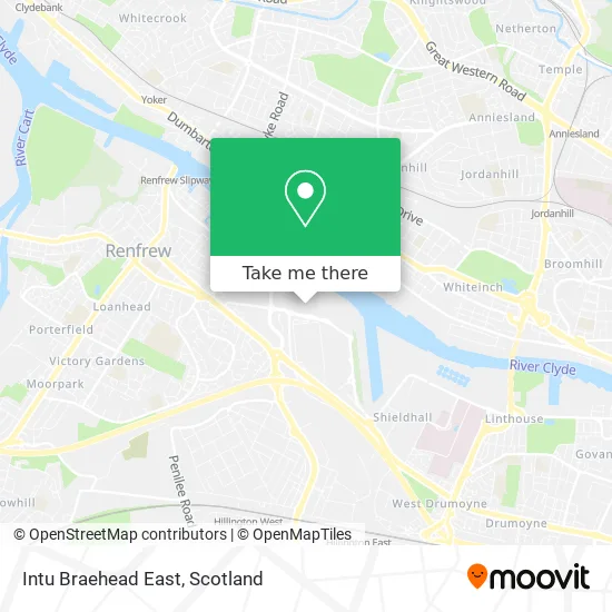 Intu Braehead East map