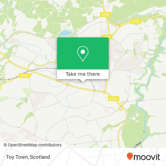 Toy Town, Cornwall Street East Kilbride Glasgow G74 1BU map