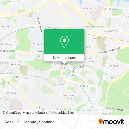 Ross Hall Hospital map