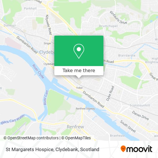St Margarets Hospice, Clydebank map
