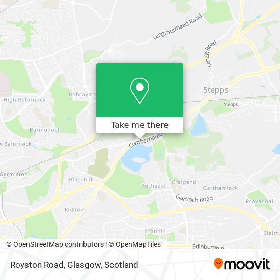 Royston Road, Glasgow map