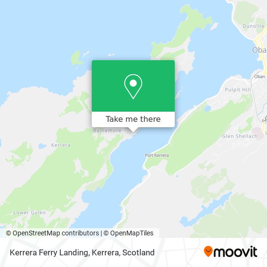 Kerrera Ferry Landing, Kerrera map