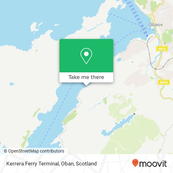 Kerrera Ferry Terminal, Oban map