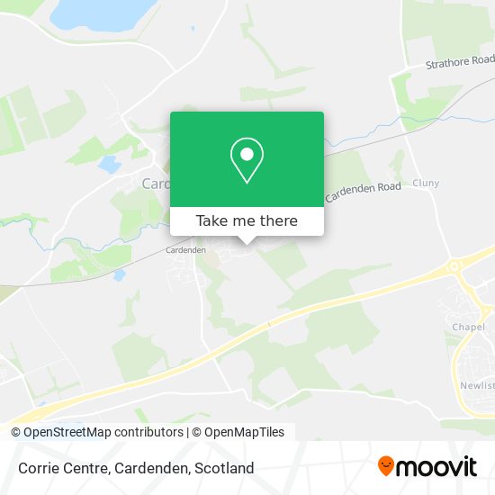 Corrie Centre, Cardenden map