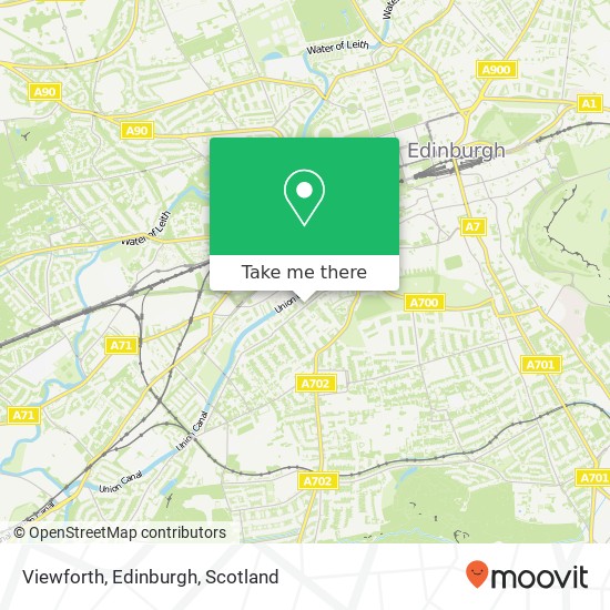 Viewforth, Edinburgh map