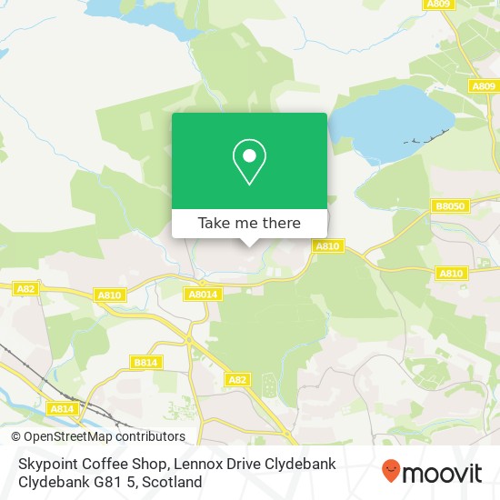 Skypoint Coffee Shop, Lennox Drive Clydebank Clydebank G81 5 map