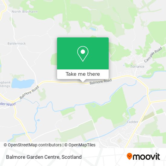 Balmore Garden Centre map