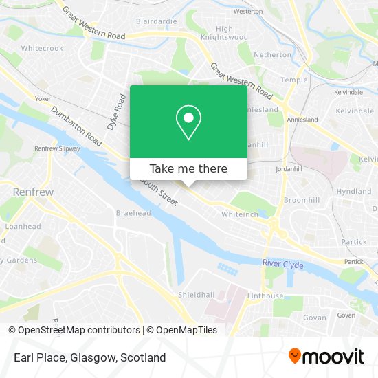 Earl Place, Glasgow map