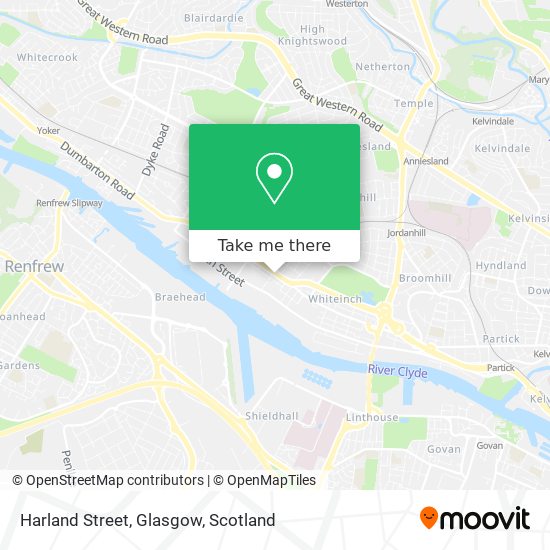 Harland Street, Glasgow map