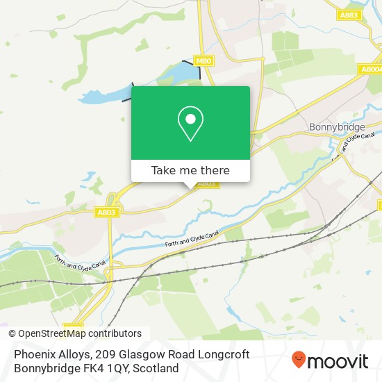 Phoenix Alloys, 209 Glasgow Road Longcroft Bonnybridge FK4 1QY map