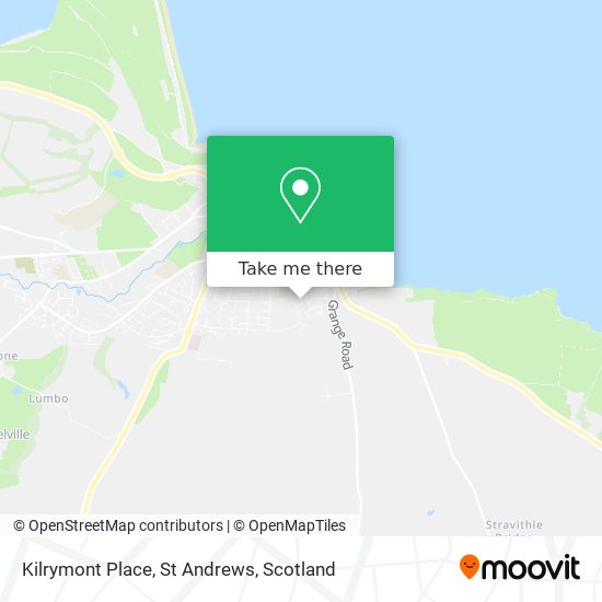 Kilrymont Place, St Andrews map