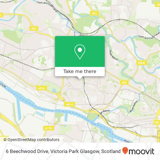 6 Beechwood Drive, Victoria Park Glasgow map