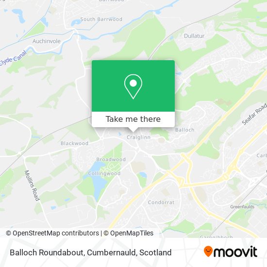 Balloch Roundabout, Cumbernauld map
