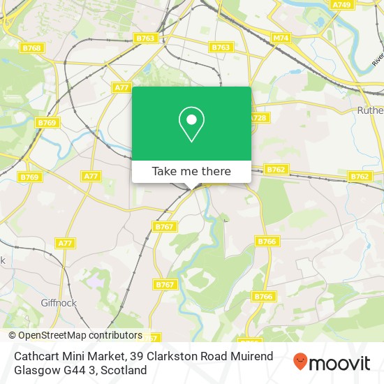Cathcart Mini Market, 39 Clarkston Road Muirend Glasgow G44 3 map