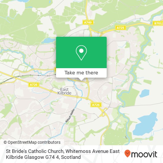 St Bride's Catholic Church, Whitemoss Avenue East Kilbride Glasgow G74 4 map