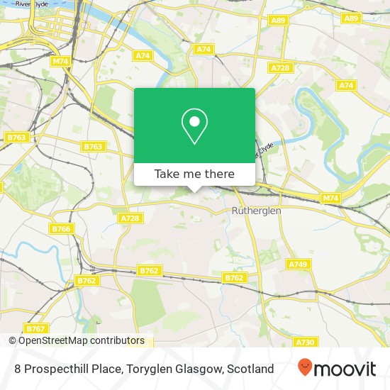 8 Prospecthill Place, Toryglen Glasgow map