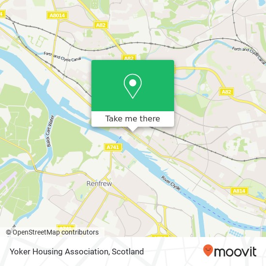 Yoker Housing Association map