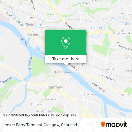 Yoker Ferry Terminal, Glasgow map