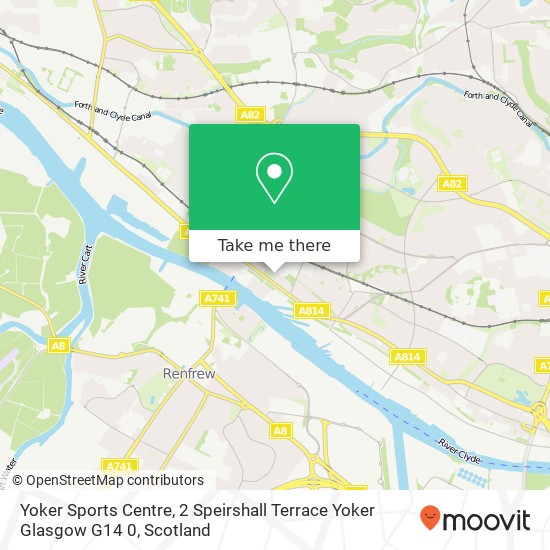 Yoker Sports Centre, 2 Speirshall Terrace Yoker Glasgow G14 0 map