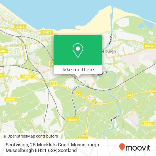 Scotvision, 25 Mucklets Court Musselburgh Musselburgh EH21 6SP map